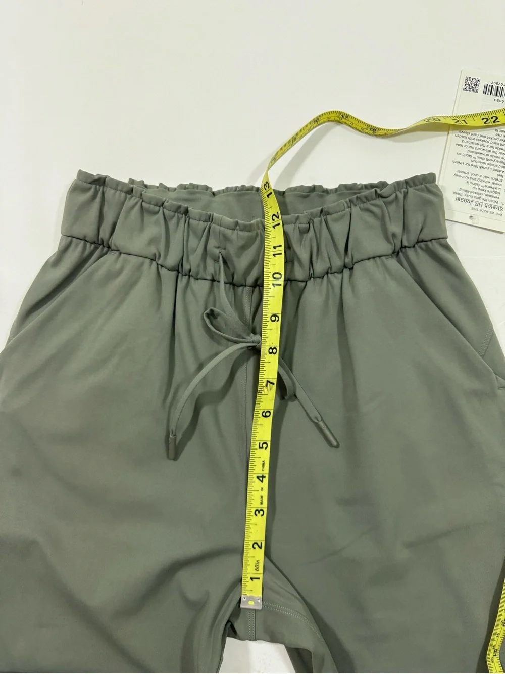 New Lululemon Stretch High Rise Jogger Full Length Grey Sage